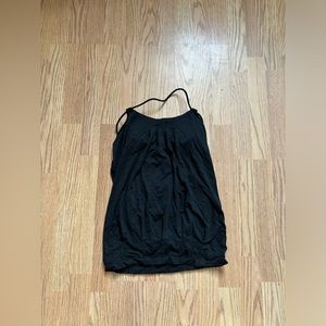 Black Lululemon Open Back Tank